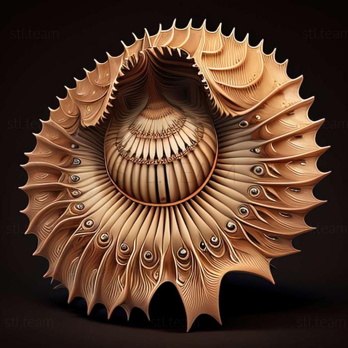 3D model Pecten (STL)